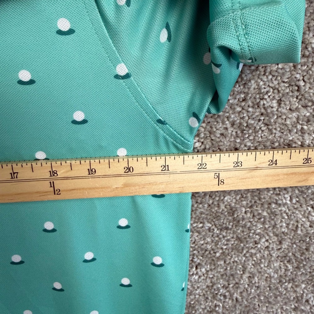 Bad Birdie Men's Aim Point Dusty Jade Pique Polo Golf‎ Shirt Size Large NEW - Picture 7 of 8